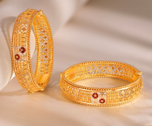 Gold Kangan Bangles